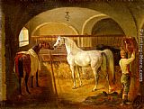 Jacques-Laurent Agasse Stallinneres painting